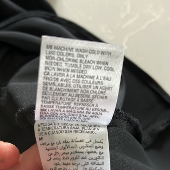 NWOT INC black blouse. Size S. - Picture 6 of 6